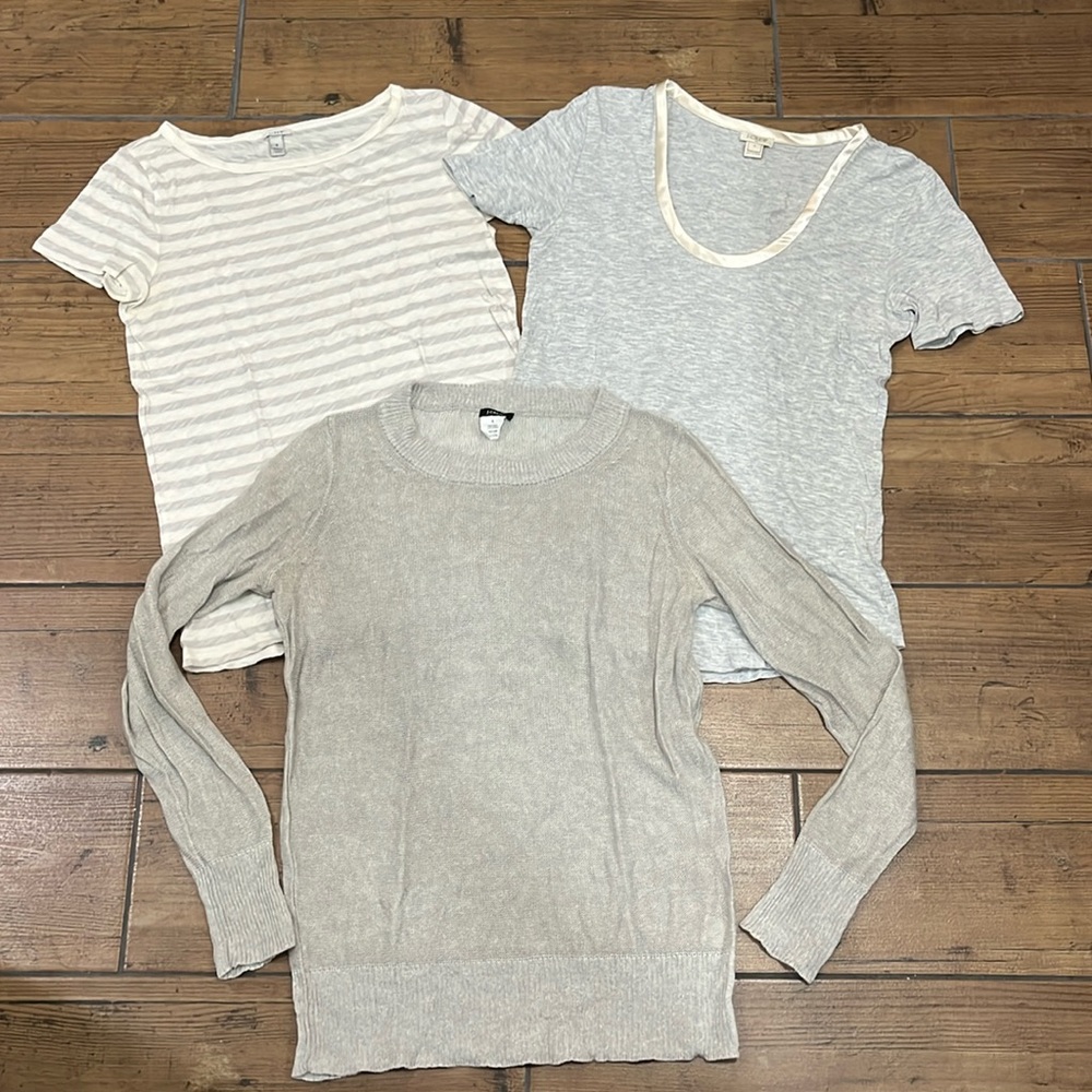 J. Crew T Shirt and Sweater Bundle